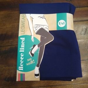 L/XL Navy Fleese Leggings